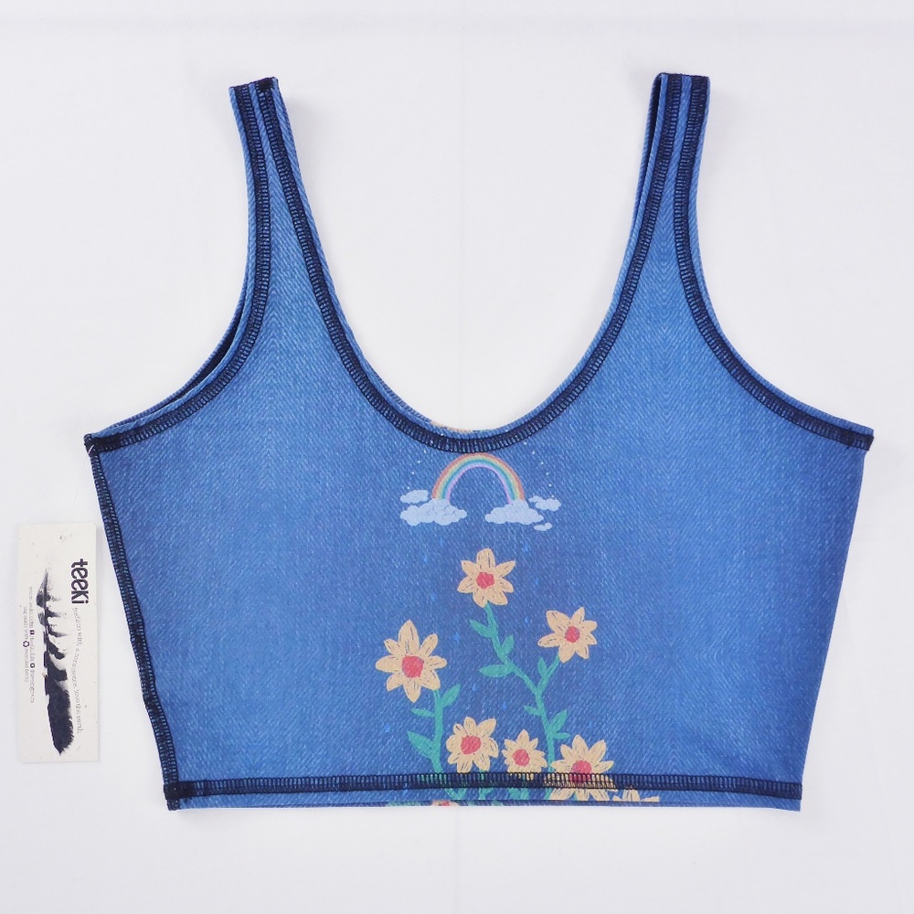 Teeki Woodstock Tank Yoga Athletic Top Sz MD/LG